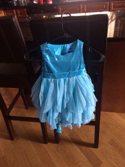 Disney 3t agua blue dress ( frozen)