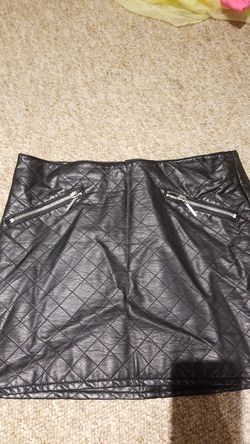 Leather skirt