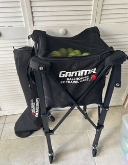 Gamma Ballhopper EZ Travel Cart with Tennis ball