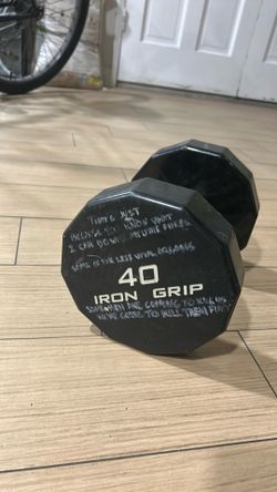 40 pound dumbbell