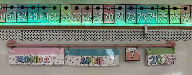 Classroom flip Calendar 