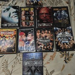 Wwe Dvds Lot 34