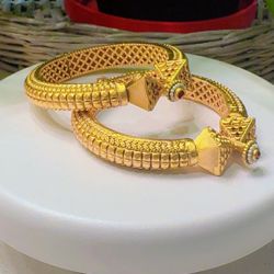 gold plated bangals 