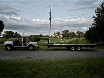 5th Wheel Flatbed Trailer
