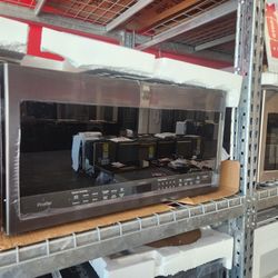 Ge Profile 30 Inch Over The Range Microwave Black Stainless 2.1 Cu Ft 400 CFM PVM9005BLTS