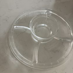 Glass Cake serving dish