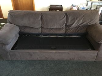 ROCKPORT MICROFIBER QUEEN SLEEPER SOFA CHOCOLATE for Sale in Santa