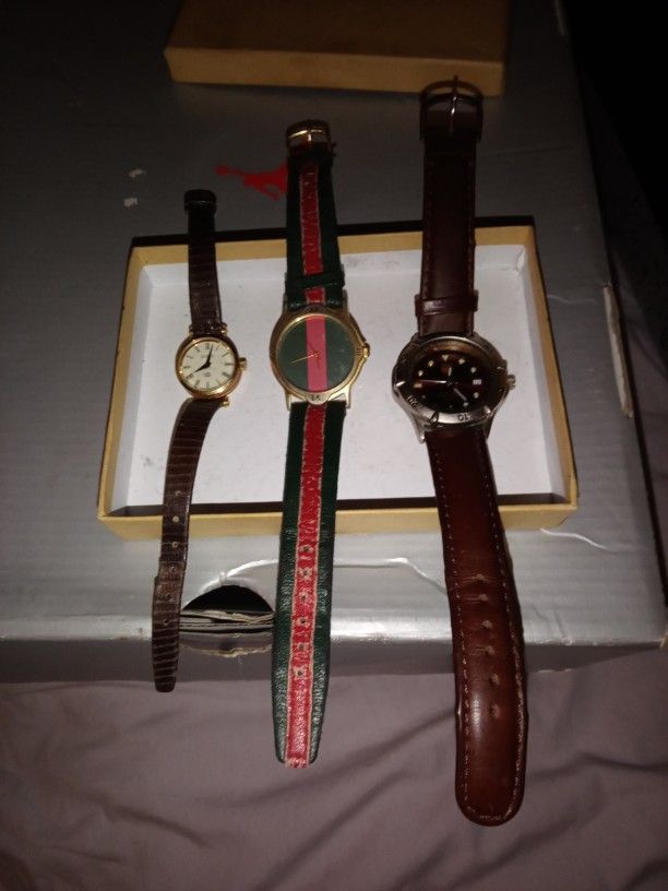 3 Antique Designer Watches