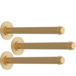 Industrial Pipe Clothes Bars 12 inch , Gold Closet Rods for Hanging Clothes. ( please follow my page all brand new ) each $5