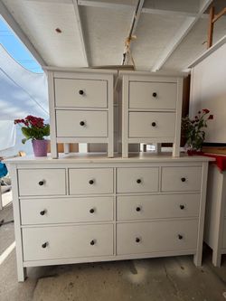 Ikea Hemnes Dresser & Ningt Stand Drawers Work Well
