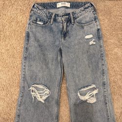 Hollister ripped jeans