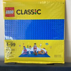 New In Package Blue LEGO Baseplate