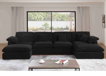 Black sectional