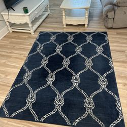 Blue Nautical Rug 