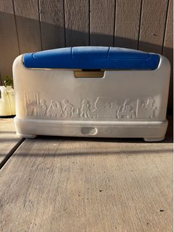 Boys toy box with toys
