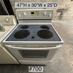 Whirlpool Stove Electric (#700). SEE PRICE DETAILS 