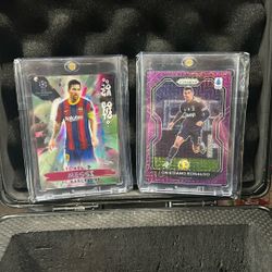 Messi And Cristiano Ronaldo Soccer Cards 