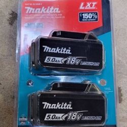 Makita 5.0Ah 18V LXT Batteries