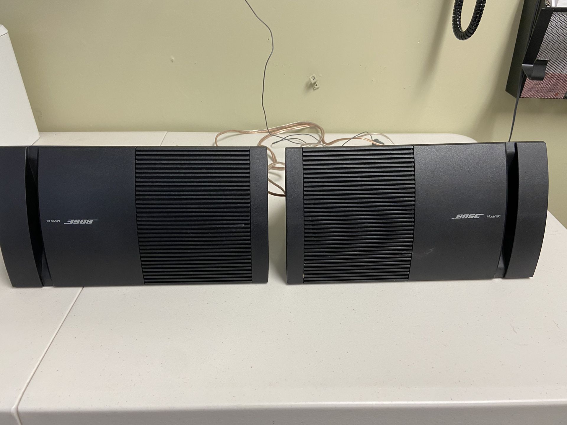2-Bose Speakers model 100