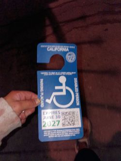 Handicap sign