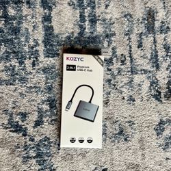 USB C to Dual HDMI Adapter