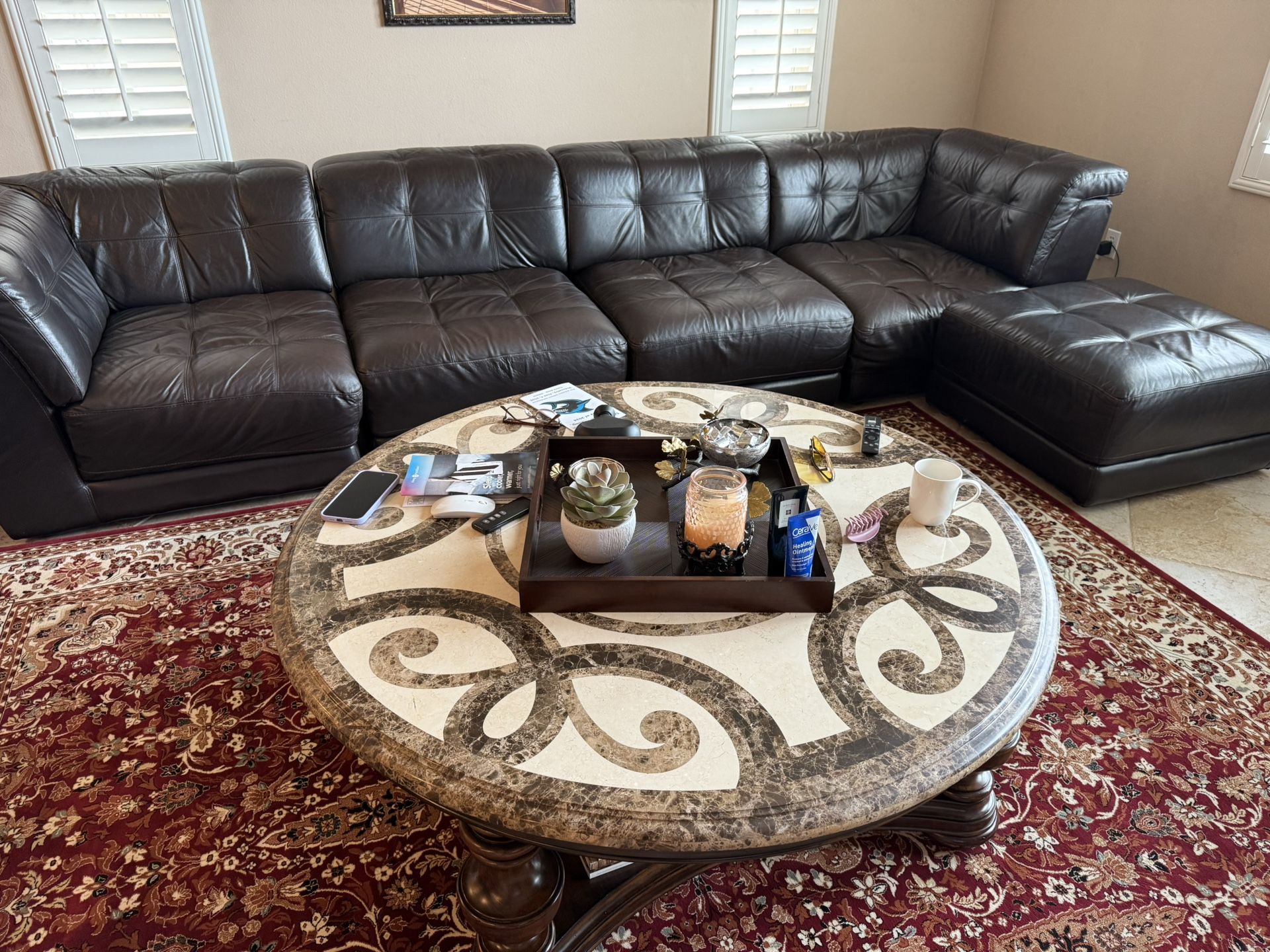 leather couch