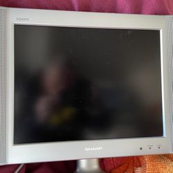 Vintage Sharp Aquos 15” TV