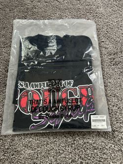 Alocs that a lot of cough syrup color way black oruole and red size M medicine aloc shirt