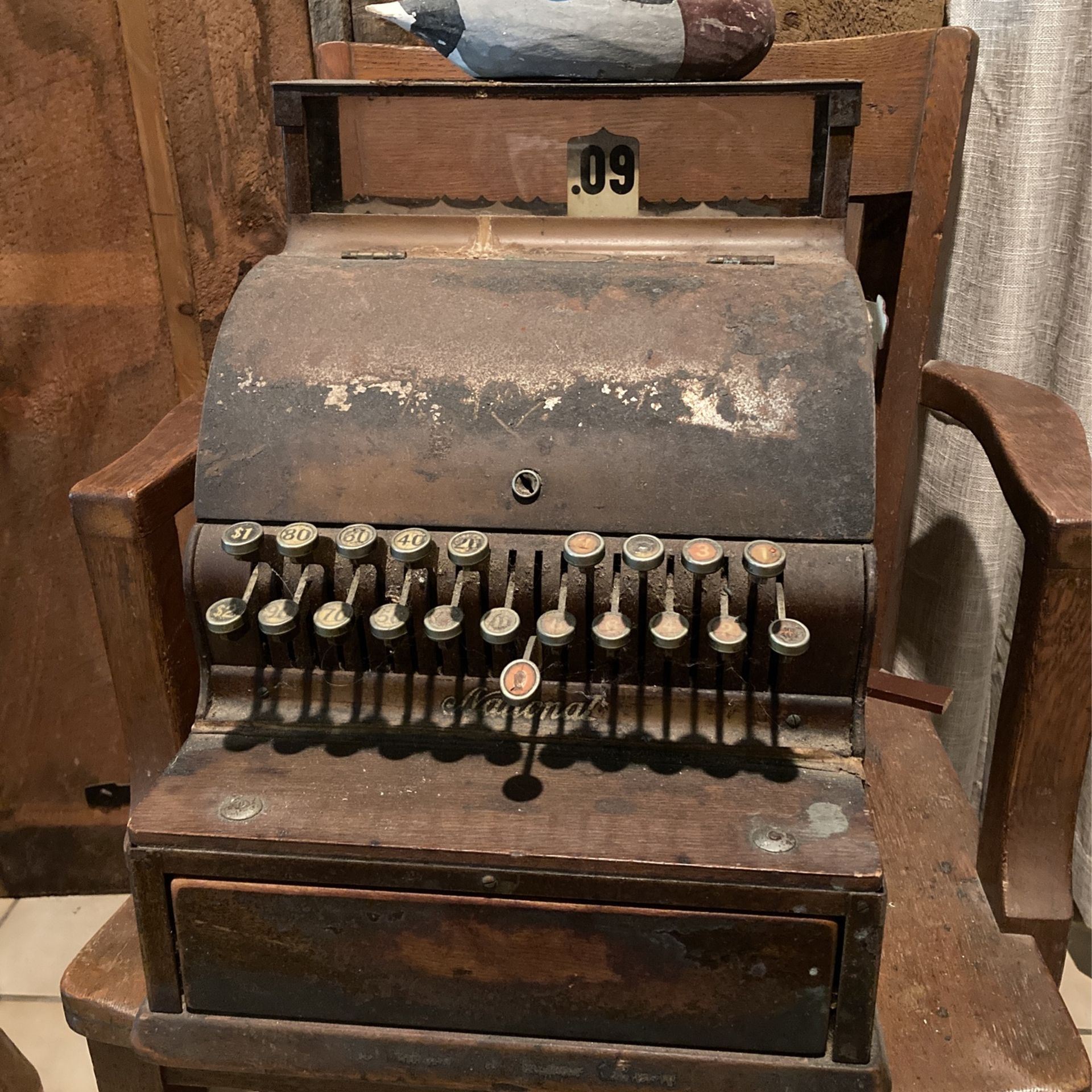 Very Old Cash Register 