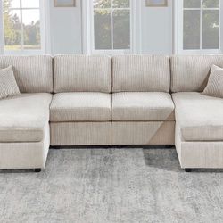 Corduroy Sectional Sofa