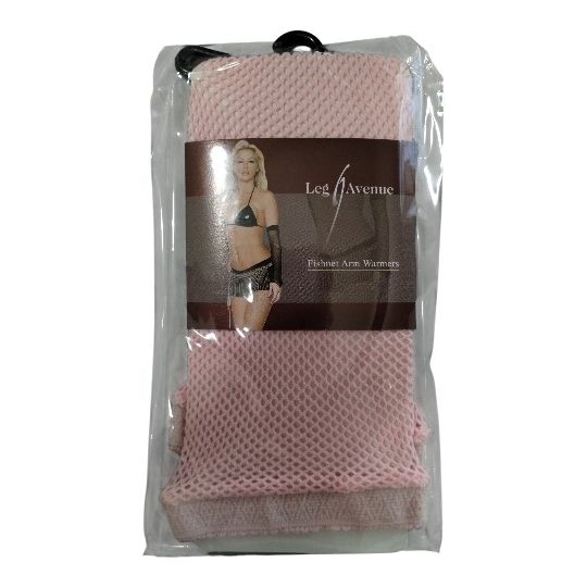 Fishnet Arm Warmers Pink Coquette New Women's Leg Avenue Halloween Costume 
