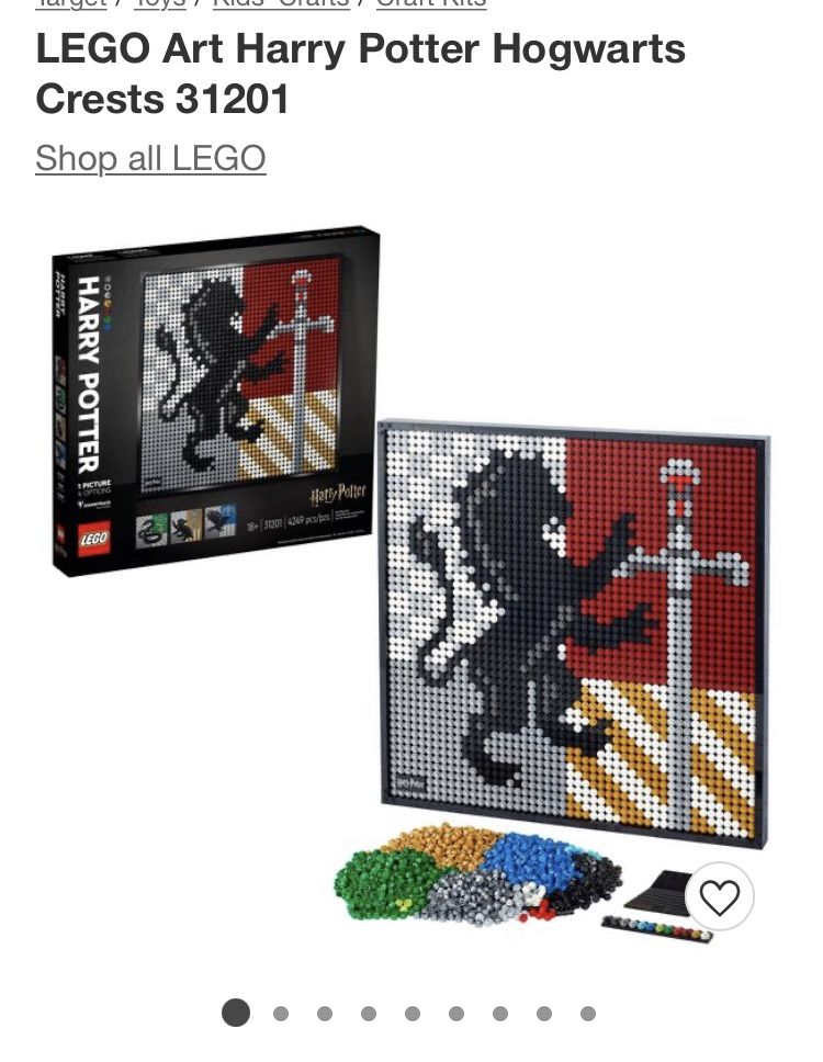 Lego Harry Potter Crest