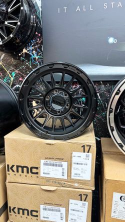 Kmc 17 inch 6 lug wheels for sale