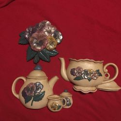 Floral Tea Pots 🫖 Adornos 