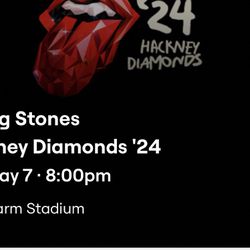 Rolling Stones Tickets Section 107 Row 25