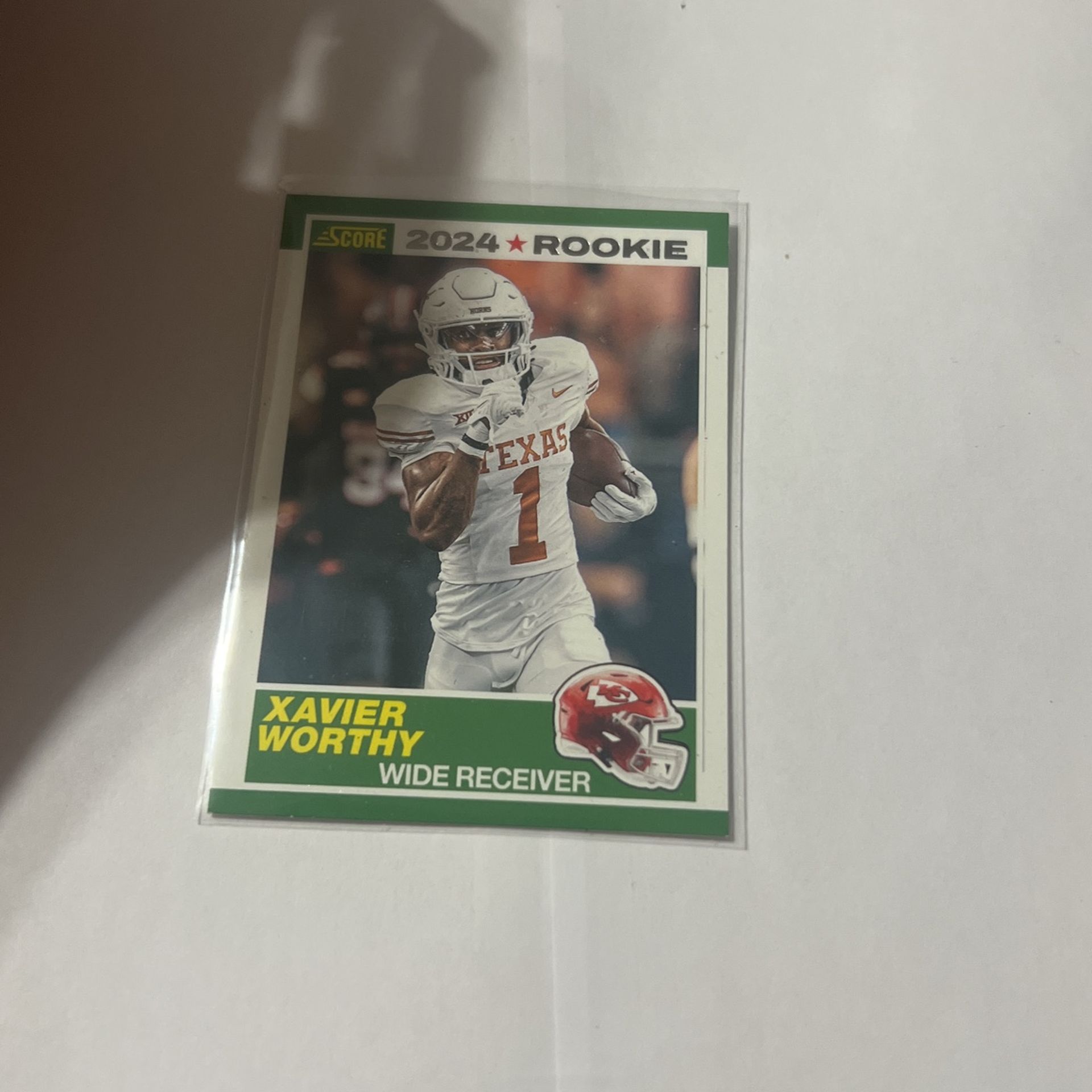 2024 Score Rookie Xavier Worthy
