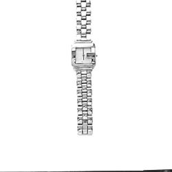 "NEW" Beautiful  GUCCI "Copy" Silver -Tone Watch 7 1/2" 