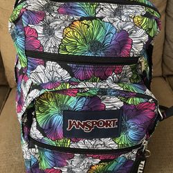 Jansport Backpack Flowers