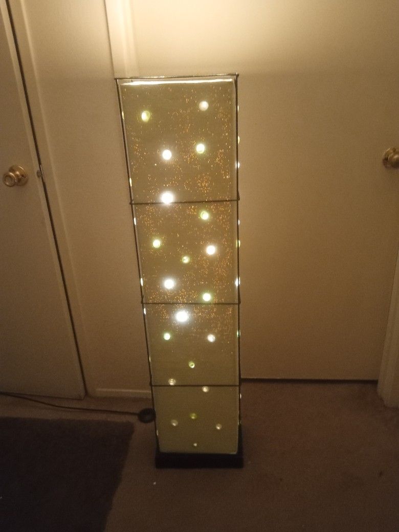 GREEN FLOOR LAMP UPCYCLED