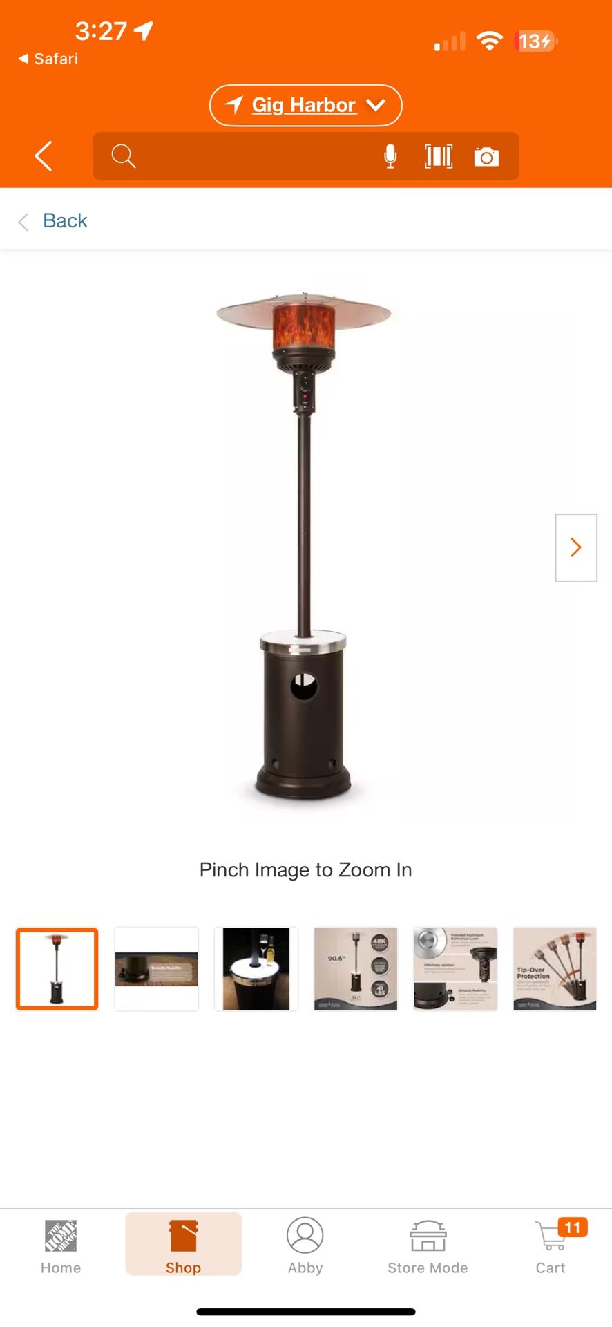 Outdoor Propane Heater 