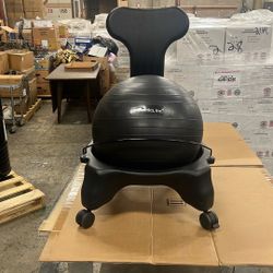 Classic Balance Ball Chair with Back Support by Isokinetics