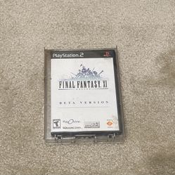 PS2 - Final Fantasy XI Online - RARE VERSION BETA