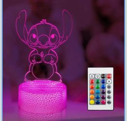 Brand new Disney Stitch 3D lamp night light
