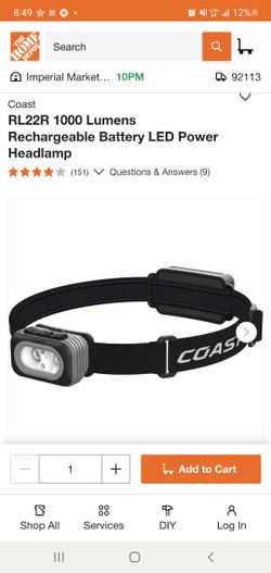 Coast 1000 Lumens Headlamp