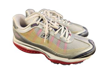SKECHERS 12371 SHAPESUPS RESISTANCE KINETIC WAVE PATH SRR LADY SNEAKERS 8/38 NEW