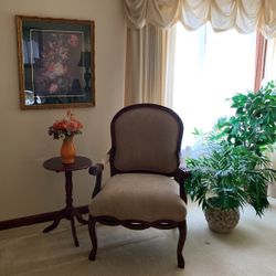 Chair, Picture, and Table