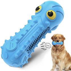 Dog Chew Toys, Dog Toys for Aggressive Chewers Medium Large Dogs Durable Squeaky Dog Toys Training and Teeth Cleaning Dog Chew Toy for Dogs Indoor Out