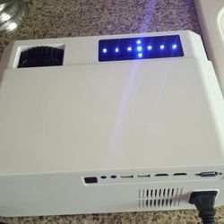 Brand New Led Projector High Lumens Pro White Model 