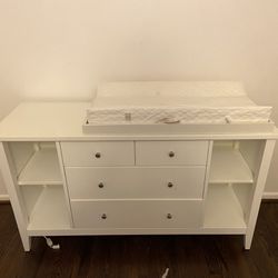 Nursery Dresser With Changing Table Topper