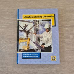 Estimating in Building Construction Sixth Edition